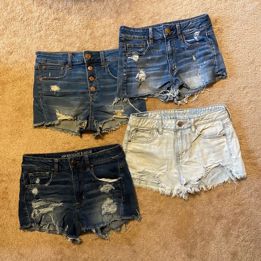 American Eagle denim shorts bundle